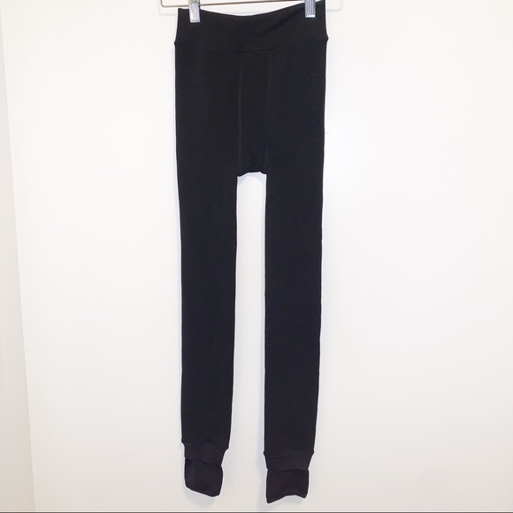 🆕JUST IN Fur Lined BLACK Leggings-Small - Picture 4 of 8